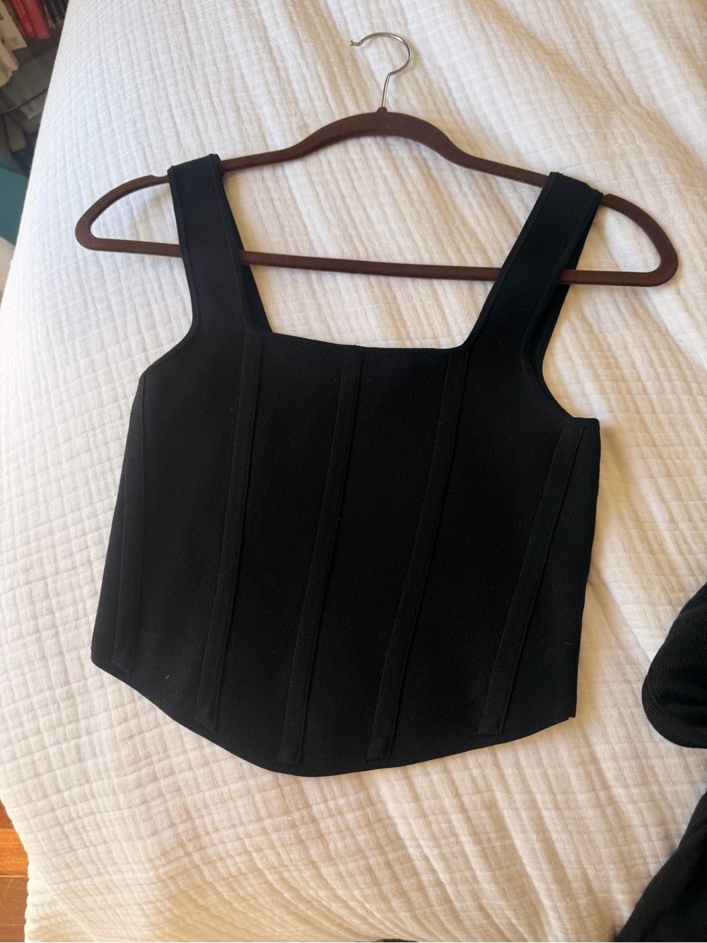 Zara faux corset top